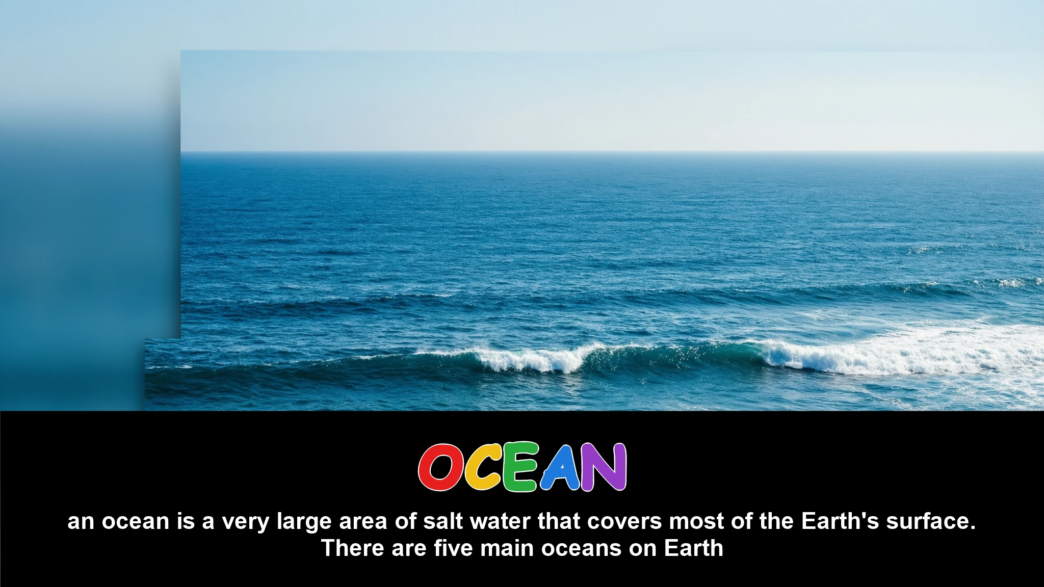 English Illustration for ocean